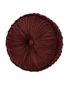 J Queen New York Renzo Tufted Decorative Pillow, 15" Round