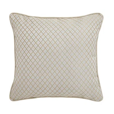J Queen New York Rita 18" Square Decorative Throw Pillow In Brown