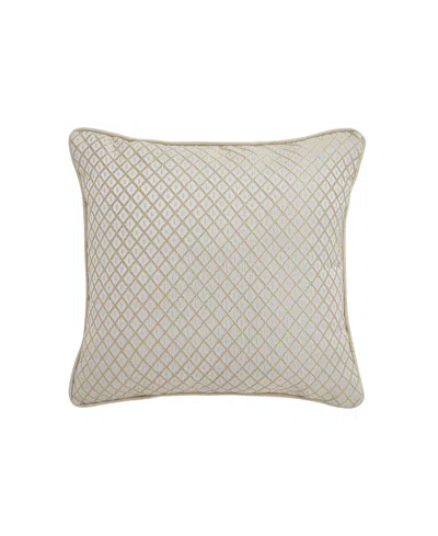 J Queen New York Rita Square Decorative Pillow, 18" X 18" In Gold