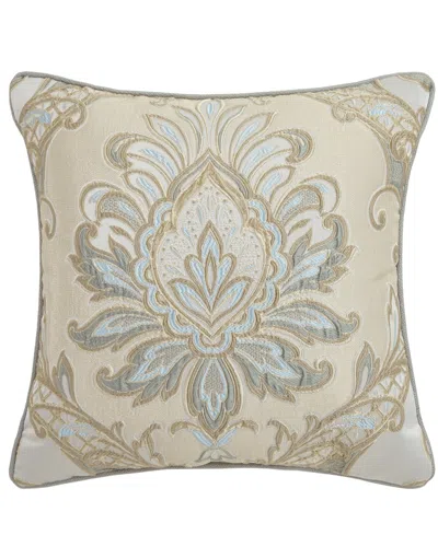 J Queen New York Rita Square Decorative Pillow, 20" X 20" In White