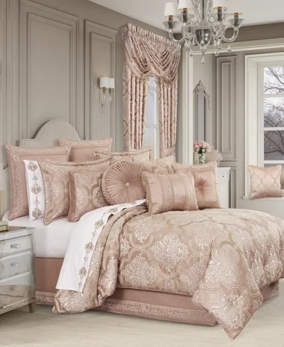 J Queen New York Rosewater 4-pc. Comforter Set, California King In Blush