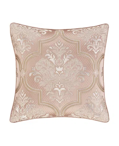 J Queen New York Rosewater Decorative Pillow, 20" X 20" In Blush