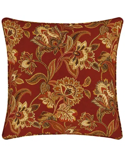 J Queen New York Royal Court Montecito Euro Sham In Red