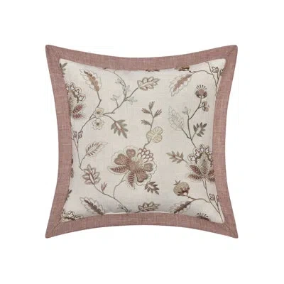 J Queen New York Santa Rosa 20" Square Decorative Throw Pillow In Linen