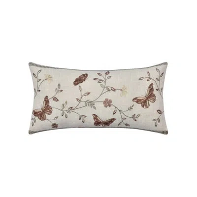 J Queen New York Santa Rosa Boudoir Decorative Throw Pillow In Linen