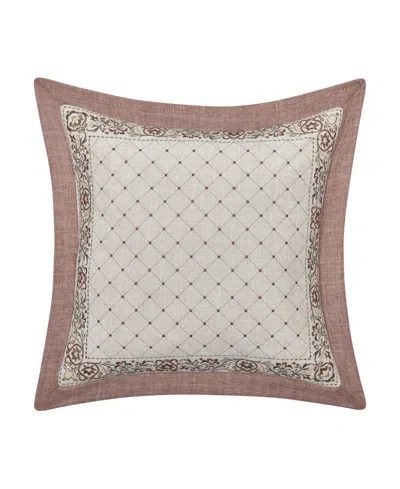 J Queen New York Santa Rosa Decorative Pillow, 18" X 18" In Linen