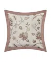 J Queen New York Santa Rosa Decorative Pillow, 20" X 20" In Linen