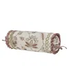 J Queen New York Santa Rosa Neckroll Pillow, 7" X 17" In Linen