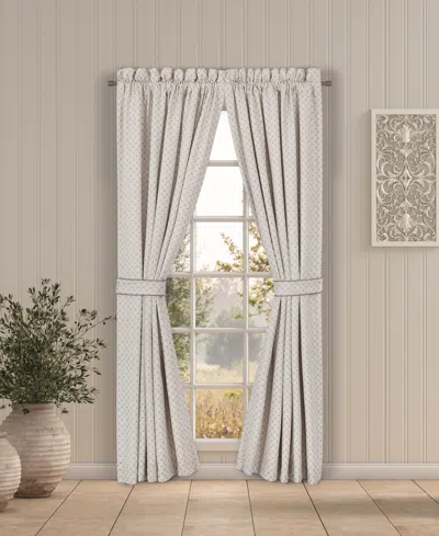 J Queen New York Santa Rosa Window Panel Pair, 50" X 95" In Linen
