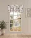 J Queen New York Santa Rosa Window Straight Valance, 21" X 88" In Linen