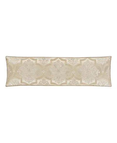 J Queen New York Sezanne Bolster Decorative Pillow, 15" X 52" In Champagne