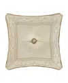 J Queen New York Sezanne Decorative Pillow, 18" X 18" In Champagne