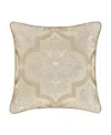 J Queen New York Sezanne Decorative Pillow, 20" X 20" In Champagne