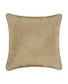 J Queen New York Sezanne Embellished Decorative Pillow, 18" X 18" In Champagne