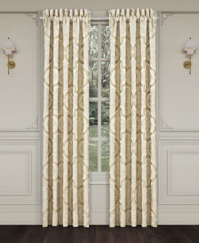 J Queen New York Sezanne Window Panel Pair, 50" X 84" In Champagne