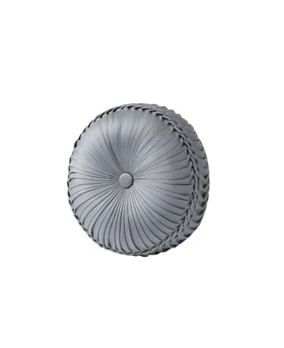 J Queen New York Sondra Tufted Decorative Pillow, 15" Round