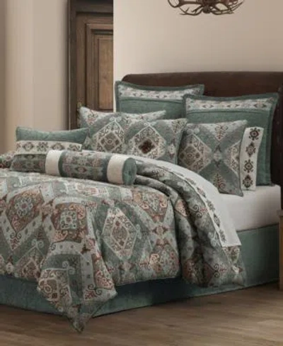 J Queen New York Telluride Comforter Sets In Turquoise