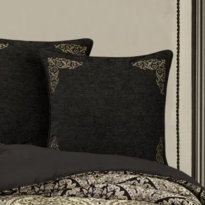 J Queen New York Terra Euro Sham In Black