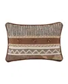 J Queen New York Timber Linen Decorative Pillow, 15" X 20" In Gold