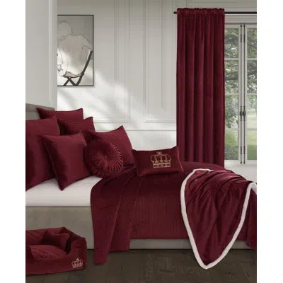 J Queen New York Townsend - Quilt 3pc. Quilt Set In Red