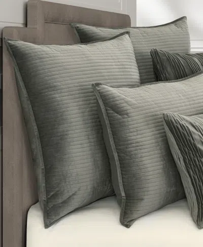 J Queen New York Townsend Sham, European In Charcoal
