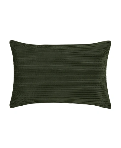 J Queen New York Townsend Straight Lumbar Decorative Pillow Cover, 14" X 40" In Forest