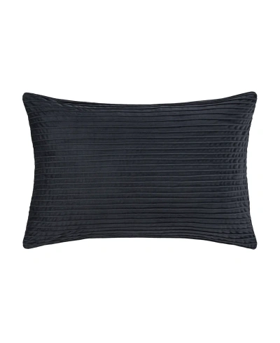 J Queen New York Townsend Straight Lumbar Decorative Pillow Cover, 14" X 40" In Indigo