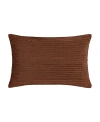 J Queen New York Townsend Straight Lumbar Decorative Pillow Cover, 16" X 26" In Terracotta
