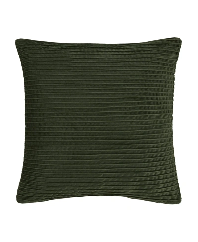 J Queen New York Townsend Straight Square Decorative Pillow Cover, 20" X 20" In Forest