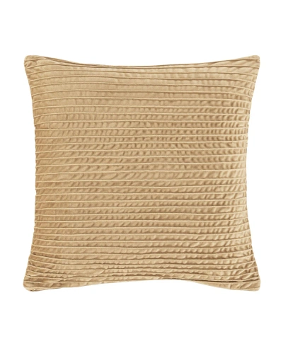 J Queen New York Townsend Straight Square Decorative Pillow Cover, 20" X 20" In Gold