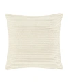 J QUEEN NEW YORK TOWNSEND STRAIGHT SQUARE DECORATIVE PILLOW COVER, 20" X 20"