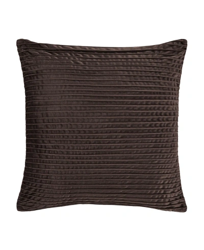 J Queen New York Townsend Straight Square Decorative Pillow Cover, 20" X 20" In Mink