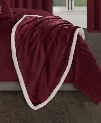 J Queen New York Townsend Throw, 50" X 60" In Red