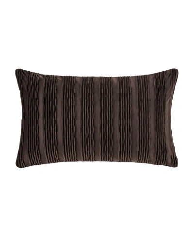 J Queen New York Townsend Wave Lumbar Decorative Pillow Cover, 14" X 40" In Mink