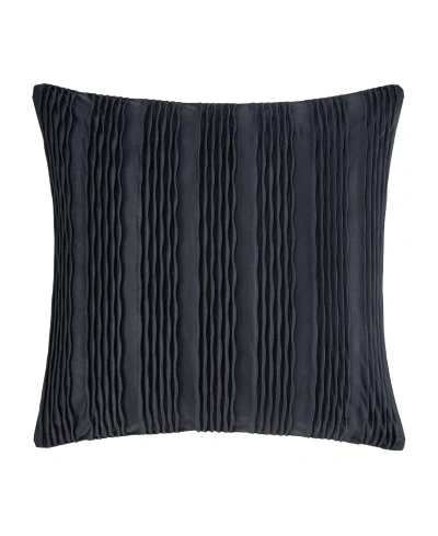 J Queen New York Townsend Wave Square Decorative Pillow Cover, 20" X 20" In Indigo