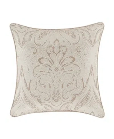 J Queen New York Trinity Decorative Pillow, 20" X 20" In Champagne