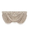 J Queen New York Trinity Waterfall Window Valance Bedding In Champagne