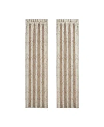J Queen New York Trinity Window Panel Pair, 50" X 84" In Champagne