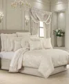 J Queen New York Villanova 4-pc. Comforter Set, Queen In Alabaster