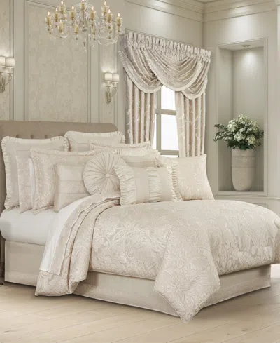 J Queen New York Villanova 4-pc. Comforter Set, Queen In Alabaster