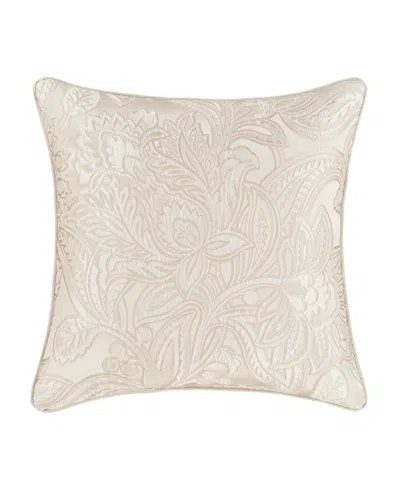 J Queen New York Villanova Decorative Pillow, 20" X 20" In Alabaster