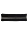 J Queen New York Vincenzo Bolster Decorative Pillow, 15" X 52" In Black