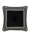 J Queen New York Vincenzo Decorative Pillow, 18" X 18" In Glacier