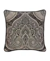 J Queen New York Vincenzo Decorative Pillow, 20" X 20" In Glacier