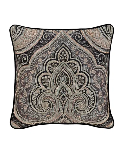 J Queen New York Vincenzo Decorative Pillow, 20" X 20" In Glacier