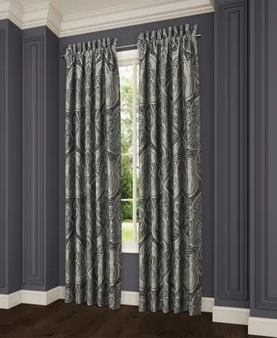 J Queen New York Vincenzo Window Panel Pair, 50" X 84" In Glacier