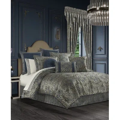 J Queen New York Wallace Blue Weston Comforter Set