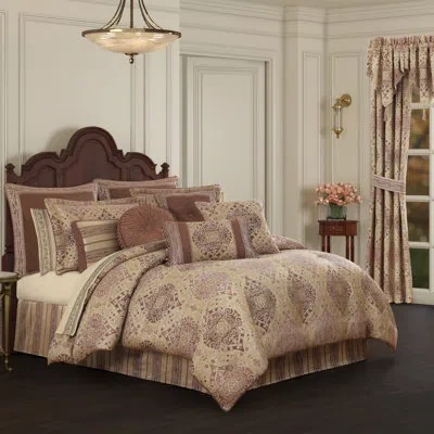 J Queen New York Weston 4pc. Comforter Set Terracotta