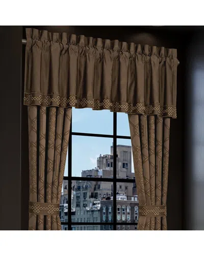 J Queen New York J. Queen New York Window Straight Valance In Brown