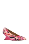 J. Reneé Anisha Pointed Toe Pump In Pink/red/purple